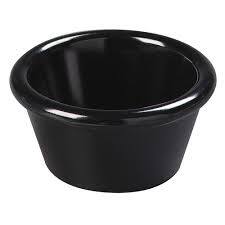 RAMEKIN 2OZ SMOOTH BLACK   4DZ/CS